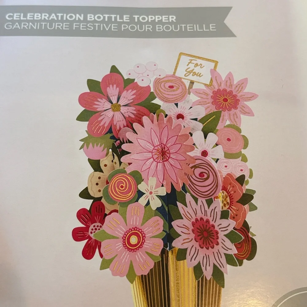 🆕American Greetings Bouquet Bottle Topper